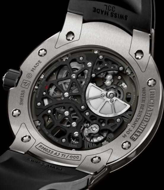 Richard Mille Replica Watch RM 033 Extra Flat Automatic Titanium